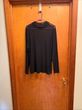 torrid Black Long-Sleeve Mesh shirt